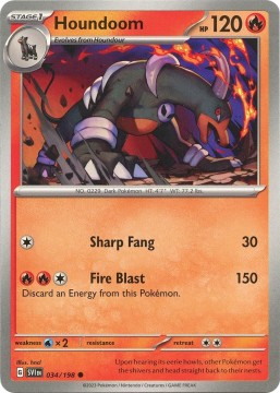 Houndoom #34 Pokemon Scarlet & Violet