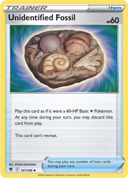 Unidentified Fossil #157 - Pokemon Astral Radiance