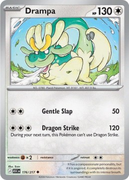 Drampa POKEBALL PATTERN #176 - Pokemon Ascended Heroes 