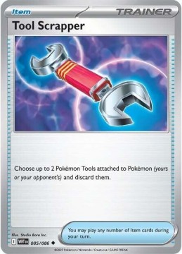 Tool Scrapper REVERSE HOLO #85 - Pokemon White Flare