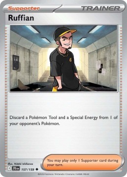 Ruffian REVERSE HOLO #157 - Pokemon Journey Together
