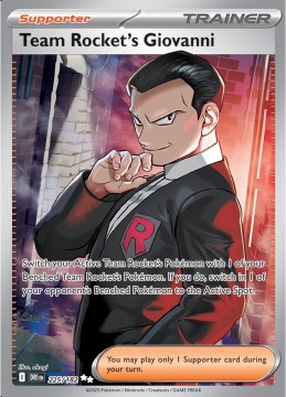 Team Rocket's Giovanni #225 - Pokemon Destined Rivals