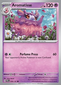 Aromatisse #39 - Pokemon Prismatic Evolutions