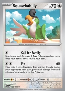 Squawkabilly #162 - Pokemon Scarlet & Violet 