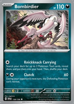Bombirdier #138 - Pokemon Scarlet & Violet
