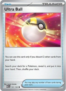 Ultra Ball REVERSE HOLO #131 - Pokemon Mega Evolution