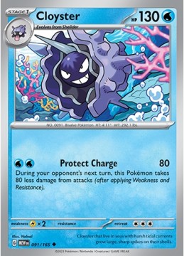 Cloyster #91 - Pokemon Scarlet & Violet 151