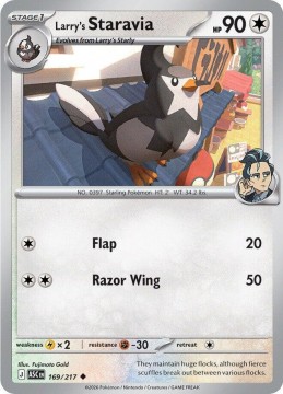 Larry's Staravia POKEBALL PATTERN #169 - Pokemon Ascended Heroes