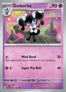 Gothorita #91 - Pokemon Paldea Evolved
