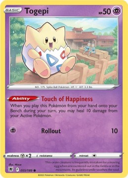 Togepi #55 - Pokemon Astral Radiance 