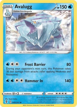 Avalugg #45 - Pokemon Evolving Skies 