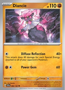 Diancie #86 - Pokemon Stellar Crown