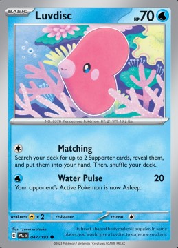 Luvdisc #47 Pokemon - Paldea Evolved