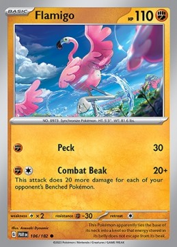 Flamigo #106 - Pokemon Paradox Rift 