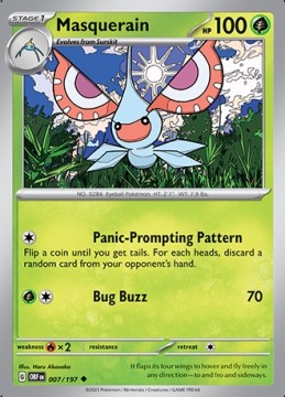 Masquerain #7 - Pokemon Obsidian Flames