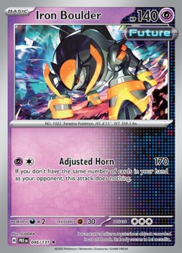 Iron Boulder HOLO #46 - Pokemon Prismatic Evolutions