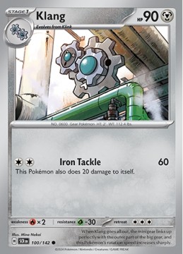 Klang REVERSE HOLO #100 - Pokemon Stellar Crown