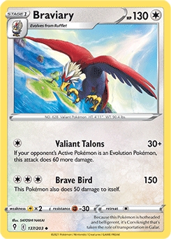 Braviary #137 - Pokemon Evolving Skies