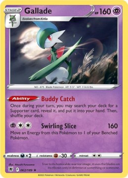 Gallade HOLO #62 - Pokemon Astral Radiance