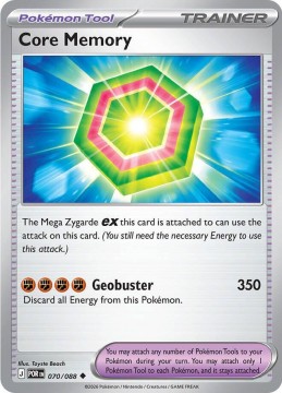 Core Memory REVERSE HOLO #70 - Pokemon Perfect Order