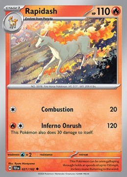 Rapidash #27 - Pokemon Temporal Forces