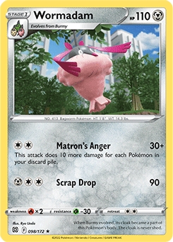 Wormadam REVERSE HOLO #98 - Pokemon Brilliant Stars