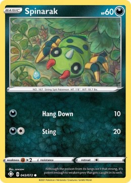 Spinarak #43 - Pokemon Shining Fates
