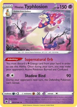 Hisuian Typhlosion HOLO #52 - Pokemon Astral Radiance