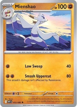 Mienshao #53 - Pokemon White Flare 