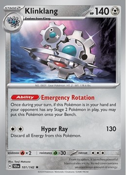 Klinklang HOLO #101 - Pokemon Stellar Crown