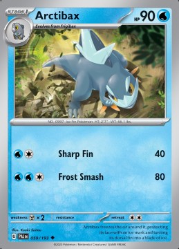Arctibax #59 - Pokemon Paldea Evolved