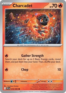 Charcadet REVERSE HOLO #19 - Pokemon Phantasmal Flames