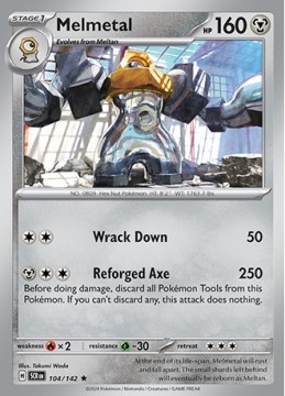Melmetal HOLO #104 - Pokemon Stellar Crown