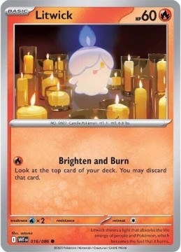 Litwick #16 - Pokemon White Flare