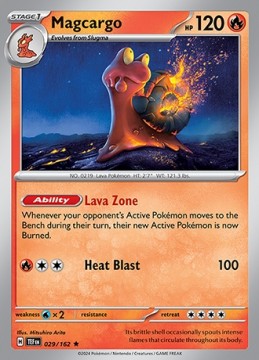 Magcargo HOLO #29 - Pokemon Temporal Forces 