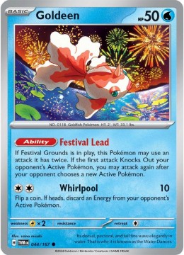 Goldeen REVERSE HOLO #44 - Pokemon Twilight Masquerade