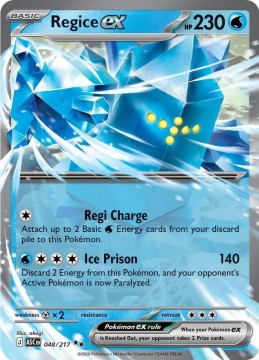 Regice EX #48 - Pokemon Ascended Heroes 