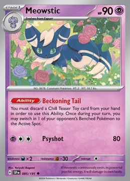 Meowstic #85 - Pokemon Surging Sparks