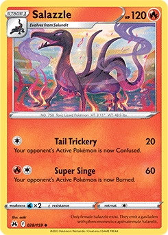 Salazzle #28 Pokemon Crown Zenith