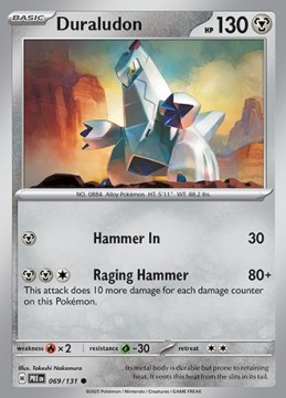 Duraludon #69 - Pokemon Prismatic Evolutions