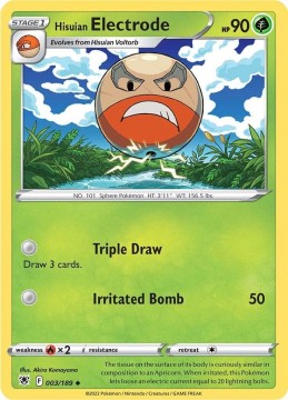 Hisuian Electrode #3 - Pokemon Astral Radiance