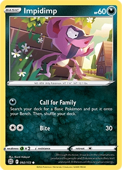 Impidimp #92 - Pokemon Brilliant Stars