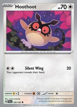 Hoothoot #126 - Pokemon Temporal Forces