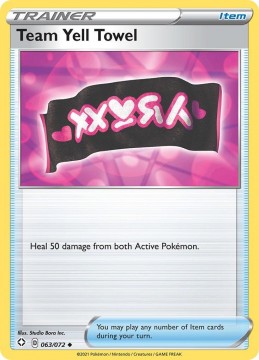 Team Yell Towel #63 - Pokemon Shining Fates