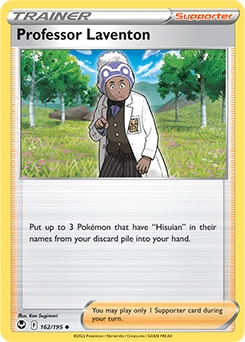 Professor Laventon #162 - Pokemon Silver Tempest