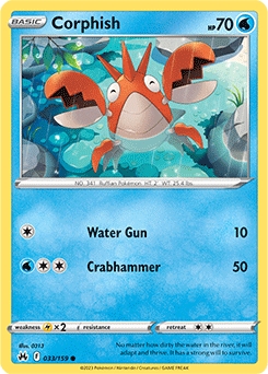 Corphish #33 - Pokemon Crown Zenith
