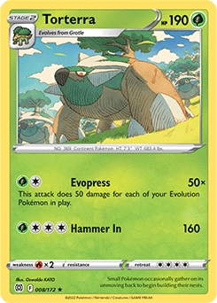 Torterra HOLO #8 - Pokemon Brilliant Stars