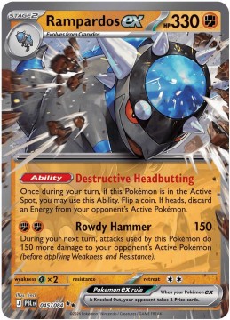 Rampardos EX #45 - Pokemon Pitch Black