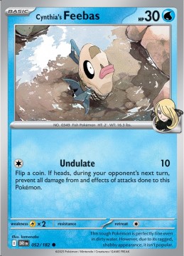 Cynthia's Feebas #52 - Pokemon Destined Rivals