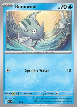 Remoraid #33 - Pokemon Paradox Rift 